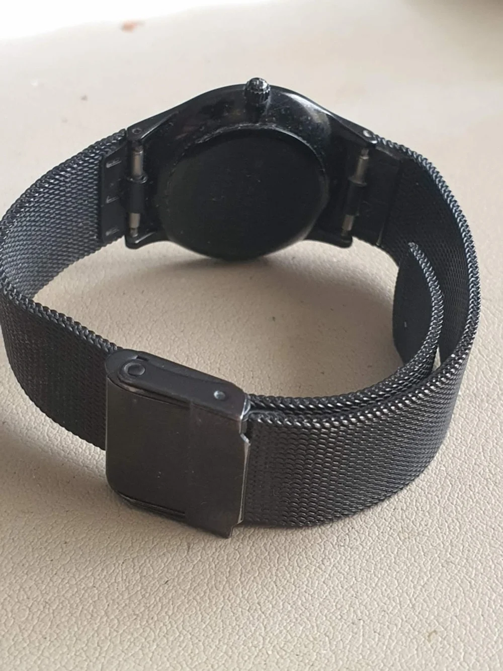 Skagen Denmark Titanium Black Stainless Steel Mesh Women's Watch